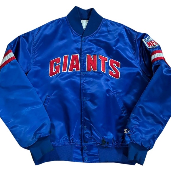 STARTER Other - Vintage Starter New York Giants Satin Jacket (Size L)